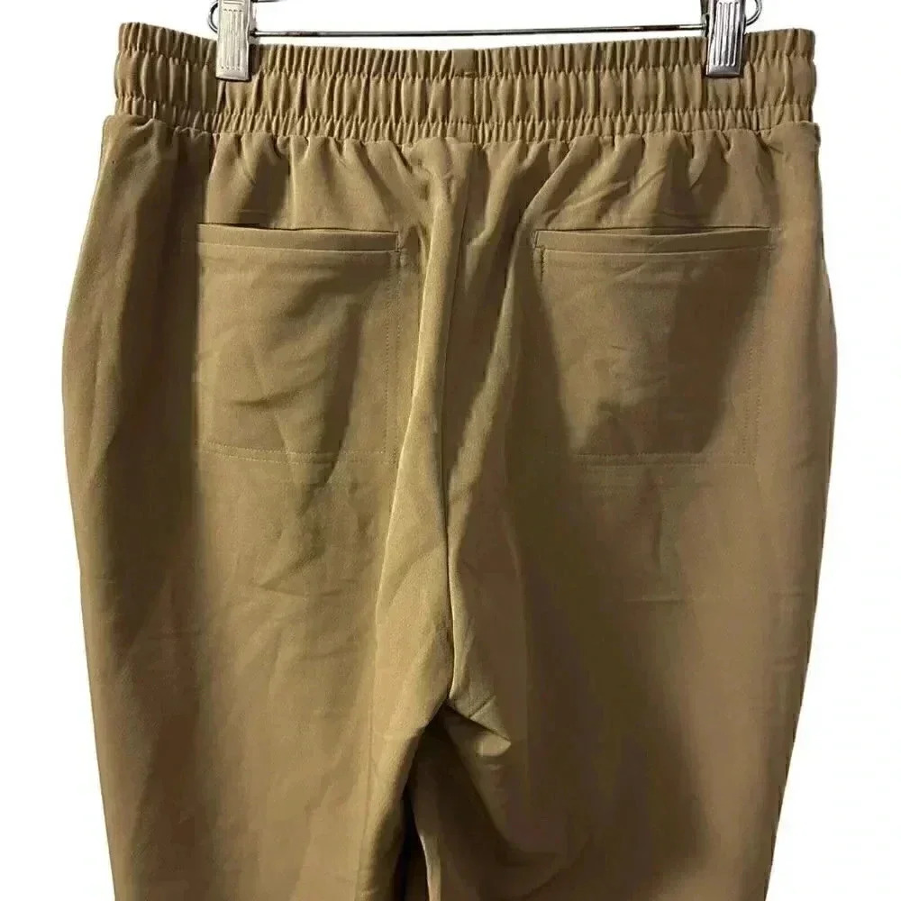 Mondetta women's pants ankle high rise tan size Medium - Picture 7 of 12